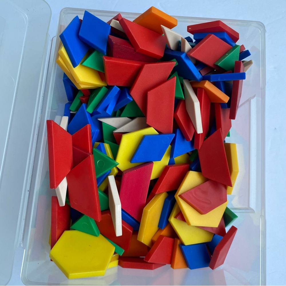 Thinking kids Math Pattern Blocks Set - Multicolor - Picture 2 of 4
